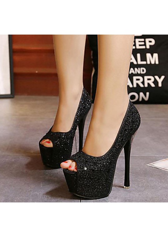 Women's Wedding Shoes Heels/Peep Toe/Platform Heels Wedding/Party & Evening