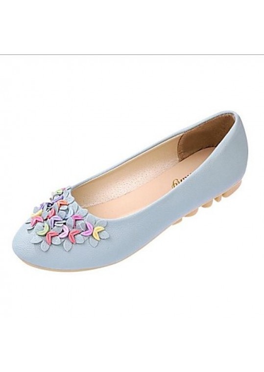 Women's Shoes Patent Leather Flat Heel Round Toe Flats Casual More Colors available