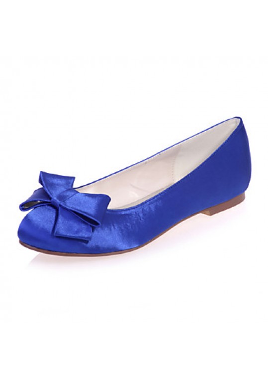 Women's Shoes Satin Flat Heel Round Toe Flats Wedding/Party & EveningShoes More Colors available