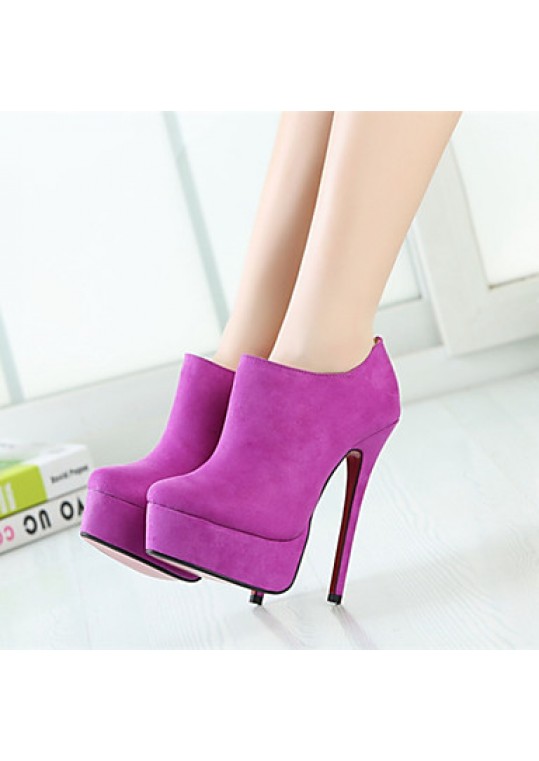 Women's Shoes 16CM Heel Height Sexy Round Toe Stiletto Heel Pumps Party Shoes More Colors available