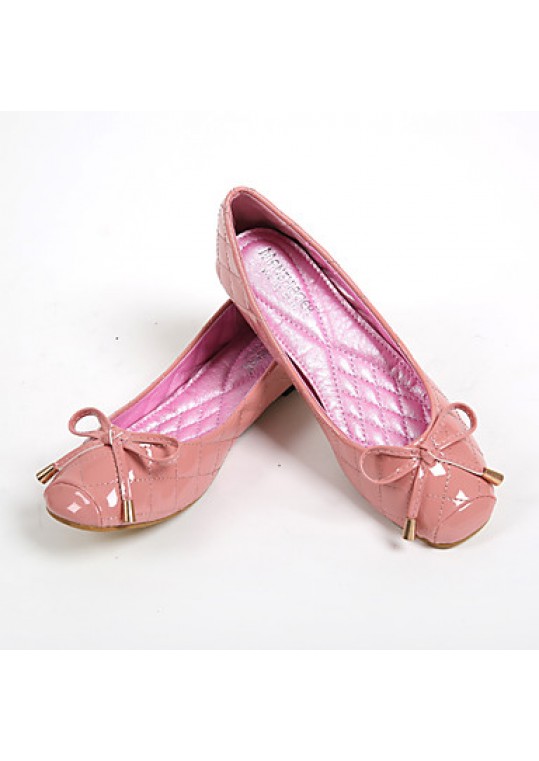 Women's Shoes Leatherette Flat Heel Comfort / Round Toe Flats Casual Pink