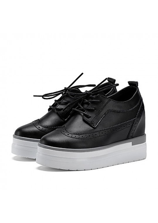 Women's Oxfords Spring / Summer / Fall / Winter Platform / Outdoor / Office & Career / Casual Wedge Black /