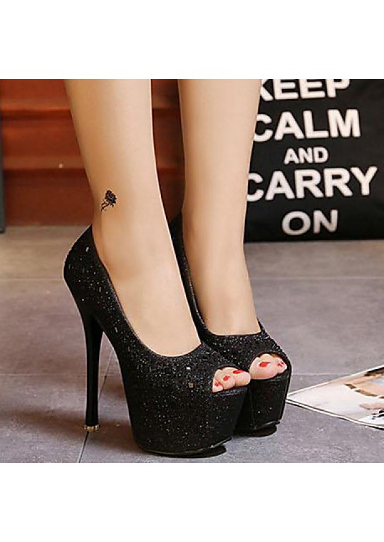 Women's Wedding Shoes Heels/Peep Toe/Platform Heels Wedding/Party & Evening